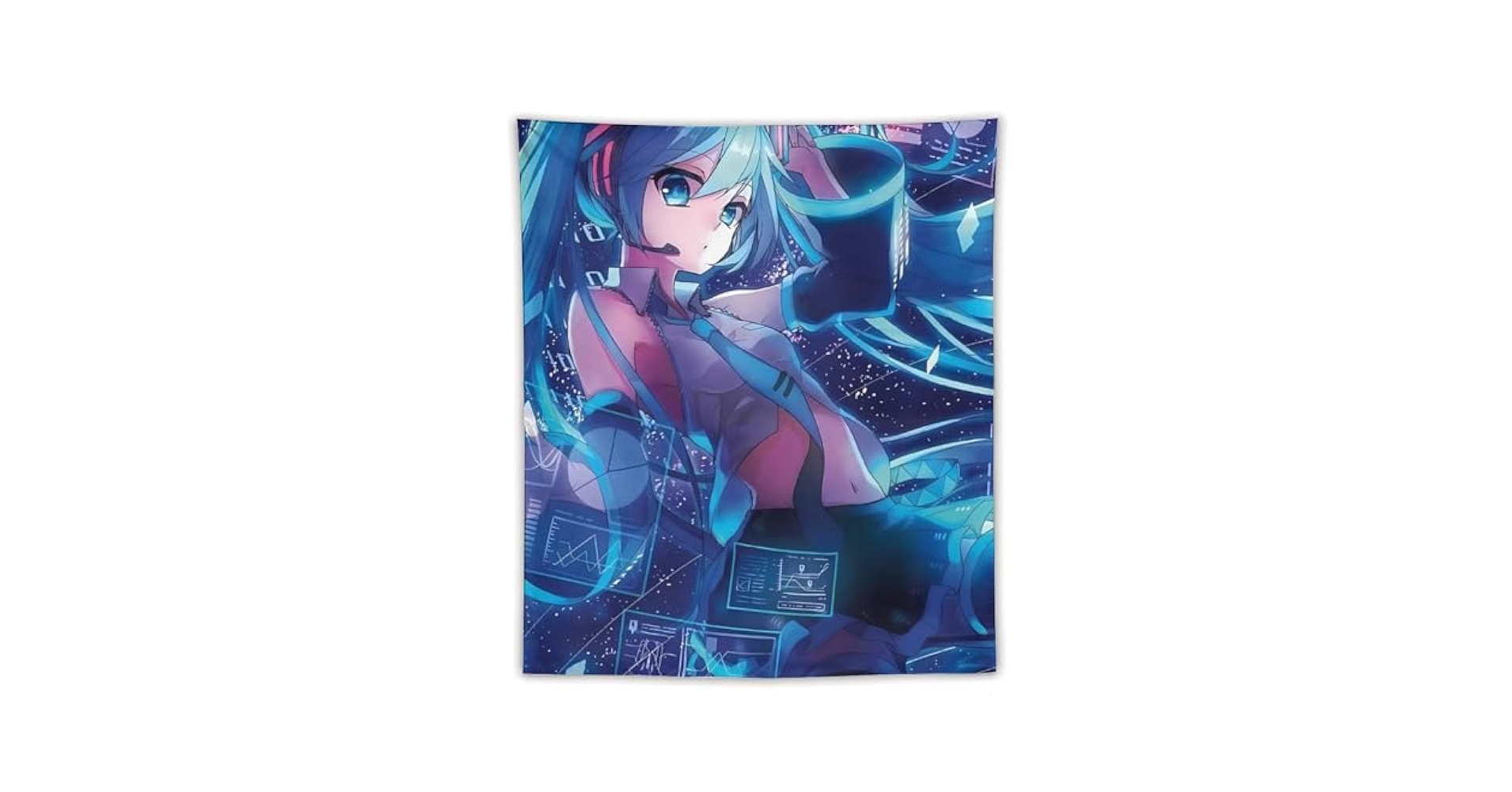 初音ミク タペストリー ポスター テーブルクロス 100cmｘ150cm 初音ミク 横型100cmタペストリー ぱや88 Ver. [初音ミク